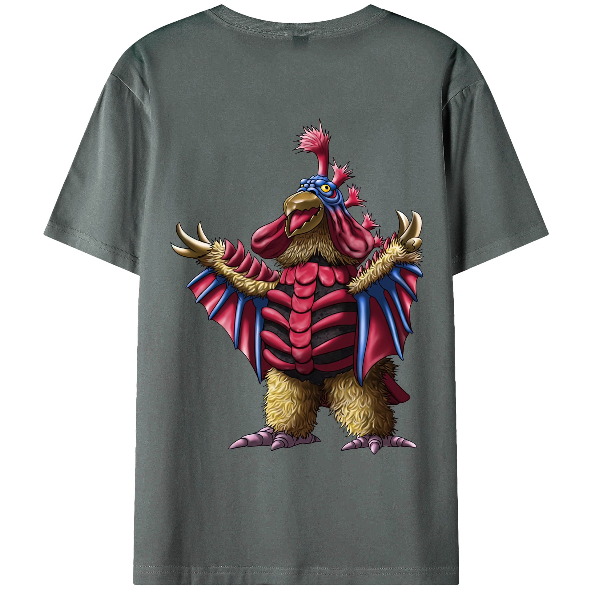 （画像用） ウルトラマン Ultraman 綿100％ メンズ半袖Tシャツ（バックプリント） 通気性
